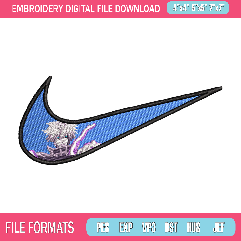 Nike satoru gojo embroidery design, Jujutsu embroidery, Nike design,Embroidery shirt, Embroidery file, Digital download.jpg