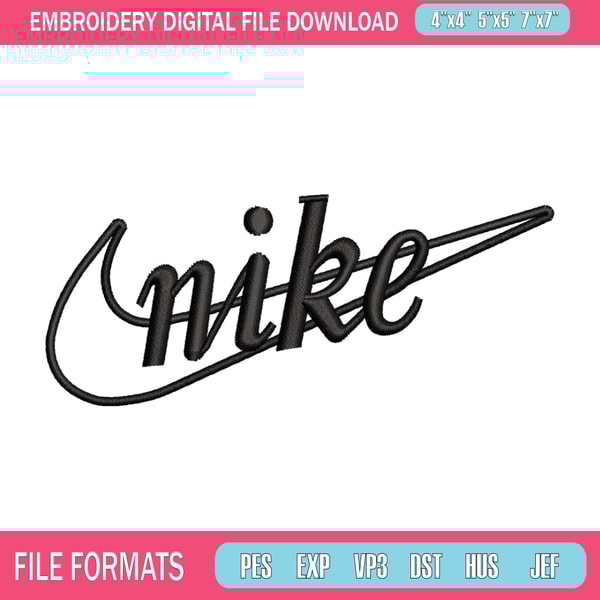 Nike simple embroidery design, Nike embroidery, Nike design, Embroidery shirt, Embroidery file, Digital download.jpg