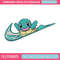 Nike Squirtle embroidery design, Pokemon embroidery, Nike design, anime design, anime shirt, Digital download.jpg