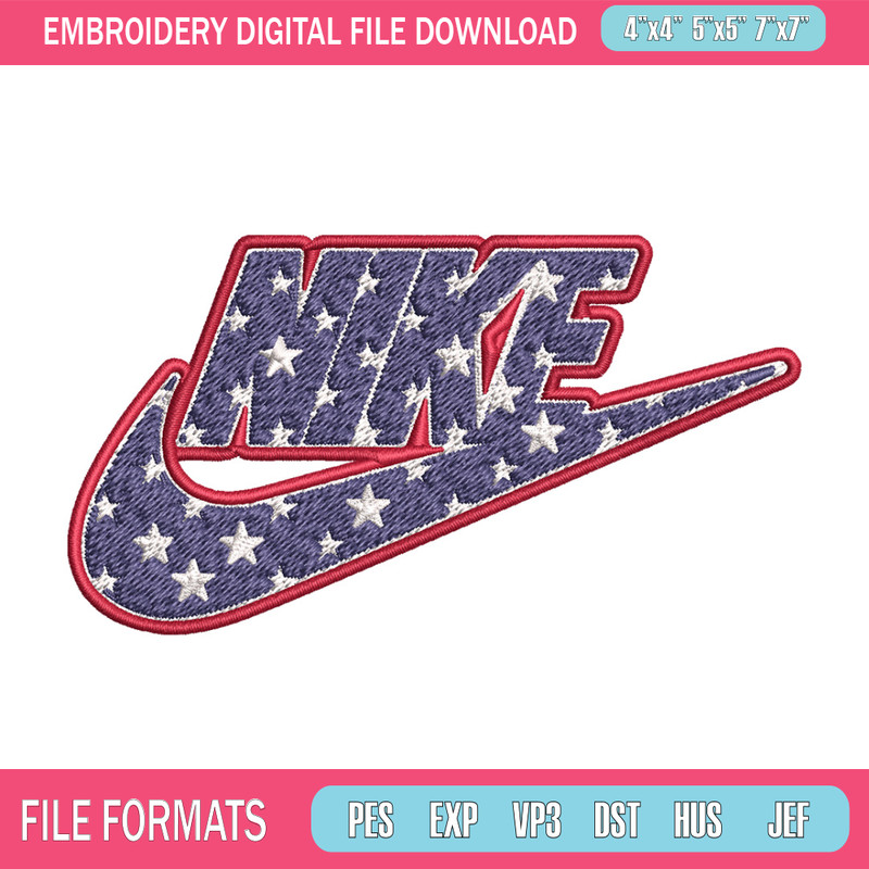 Nike Star Embroidery Design, Brand Embroidery, Nike Embroidery, Embroidery File, Logo shirt,Digital download.jpg