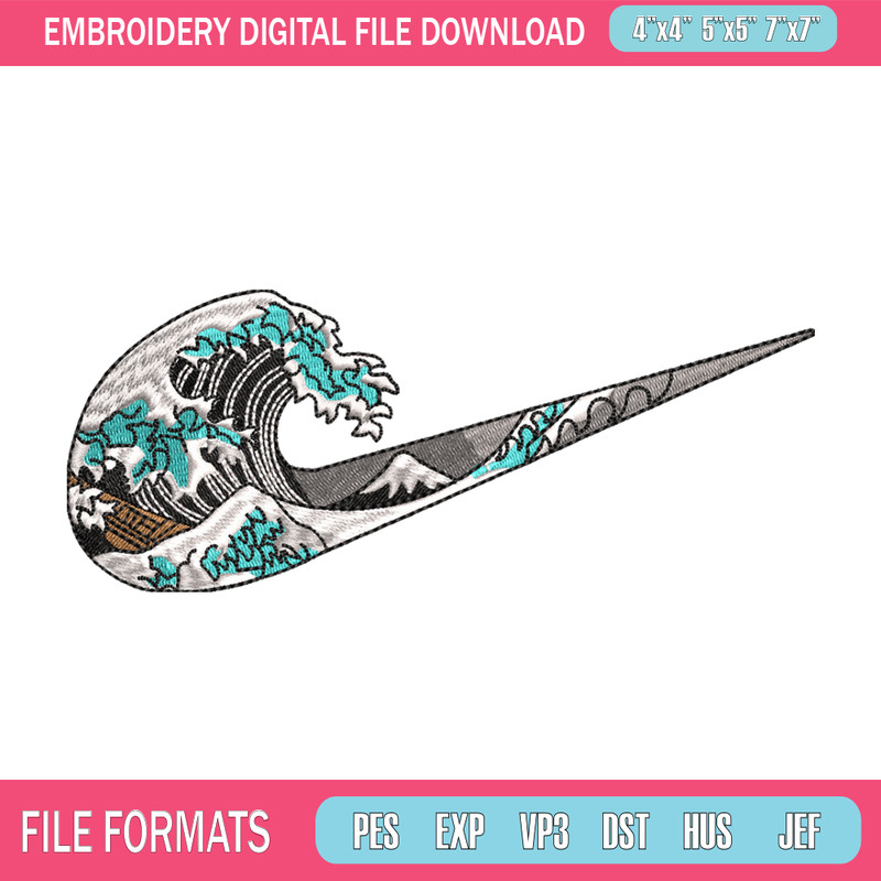Nike water logo embroidery design, Logo embroidery, Nike design, Embroidery file, logo shirt, Instant download.jpg