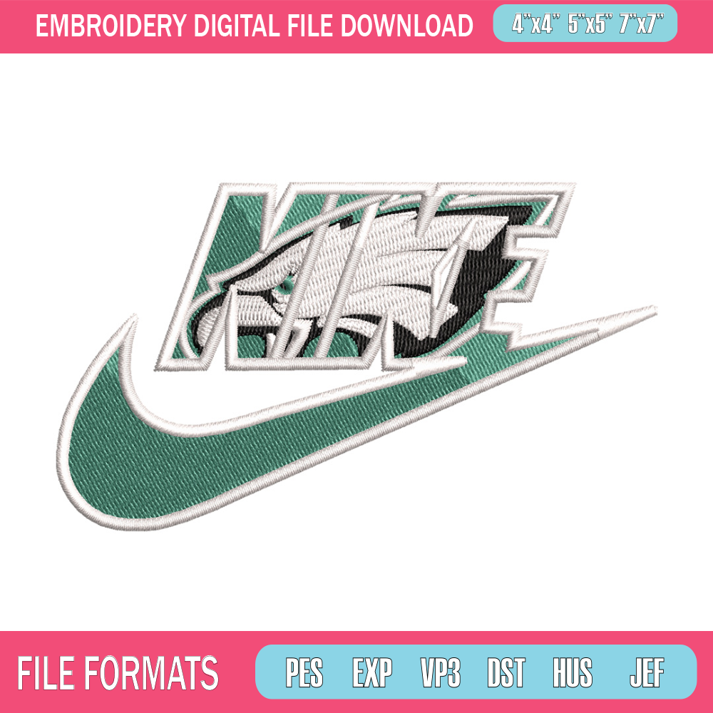 Nike x eagle embroidery design, Eagle embroidery, Nike design, Embroidery shirt, Embroidery file, Digital download.jpg
