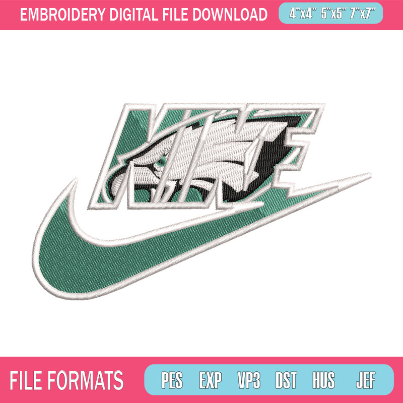 Nike x eagle embroidery design, Eagle embroidery, Nike design, Embroidery shirt, Embroidery file, Digital download.jpg