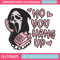 No You Hang Up Scream Embroidery design, Horror Embroidery, logo design, Embroidery File, logo shirt, Digital download..jpg