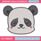 Panda face Embroidery Design, Jujutsu Embroidery, Embroidery File, Anime Embroidery, Anime shirt, Digital download.jpg