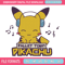 Pikachu cute Embroidery Design, Pokemon Embroidery, Embroidery File, Anime Embroidery, Anime shirt, Digital download.jpg