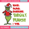 Rock Paper Scissors Throat Punch Grinch Embroidery design, Grinch Christmas Embroidery, Grinch design, Digital download.jpg
