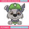 Rocky dog Embroidery Design, Paw patrol Embroidery, Embroidery File, Anime Embroidery, Anime shirt, Digital download.jpg
