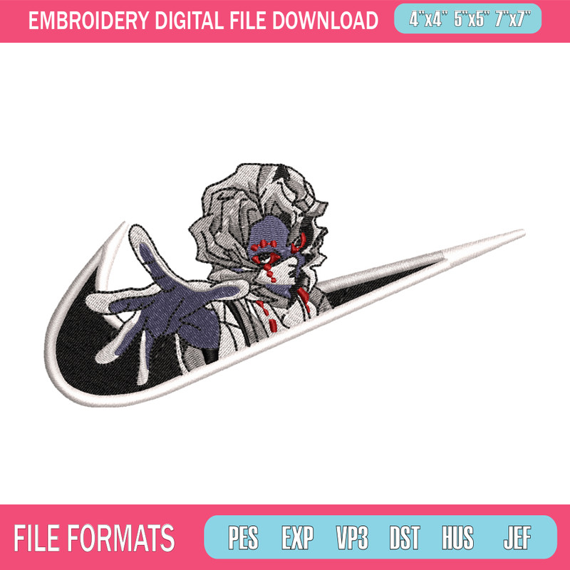Rui Nike embroidery design, Kimetsu no Yaiba embroidery, Nike design, anime design, anime shirt, Digital download.jpg