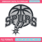 San Antonio Spurs logo embroidery design, NBA embroidery, Embroidery design,Logo sport embroidery,Sport embroidery.jpg