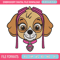 Skye dog Embroidery Design, Paw patrol Embroidery, Embroidery File, Anime Embroidery, Anime shirt, Digital download..jpg