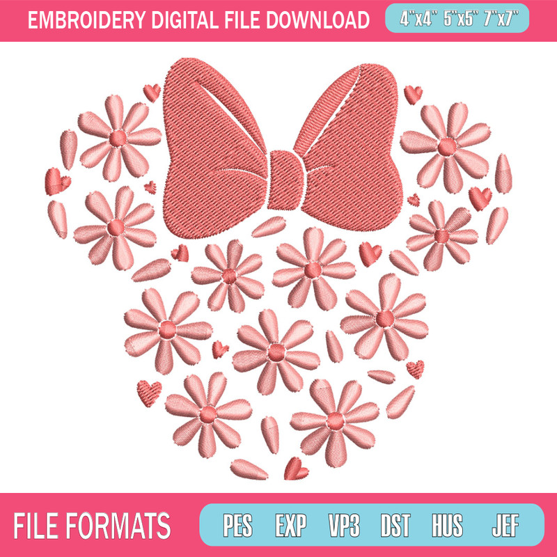 Strawberry Minnie Mouse Embroidery Design, Disney Embroidery, cartoon shirt, Embroidery File, Digital download..jpg