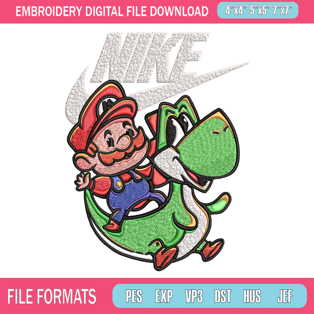 Super Mario Game Nike Embroidery design, Super Mario Game Embroidery, Nike design, Embroidery file, Instant download..jpg