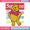 Supreme Winnie The Pooh Embroidery design, Winnie The Pooh Embroidery, cartoon design, Embroidery File, Instant download 1.jpg