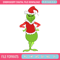 The Grinch embroidery design, Chrismas embroidery, Embroidery file, Embroidery shirt, Emb design, Digital download.jpg