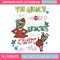 The grinch logo Embroidery design, Grinch christmas Embroidery, Grinch design, Embroidery File, Instant download 1.jpg
