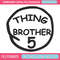 Thing Brother 5 Embroidery Design, Embroidery File, logo Embroidery, logo shirt, Embroidery design, Digital download..jpg