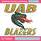 UAB Blazers logo embroidery design, NCAA embroidery, Sport embroidery, logo sport embroidery, Embroidery design..jpg