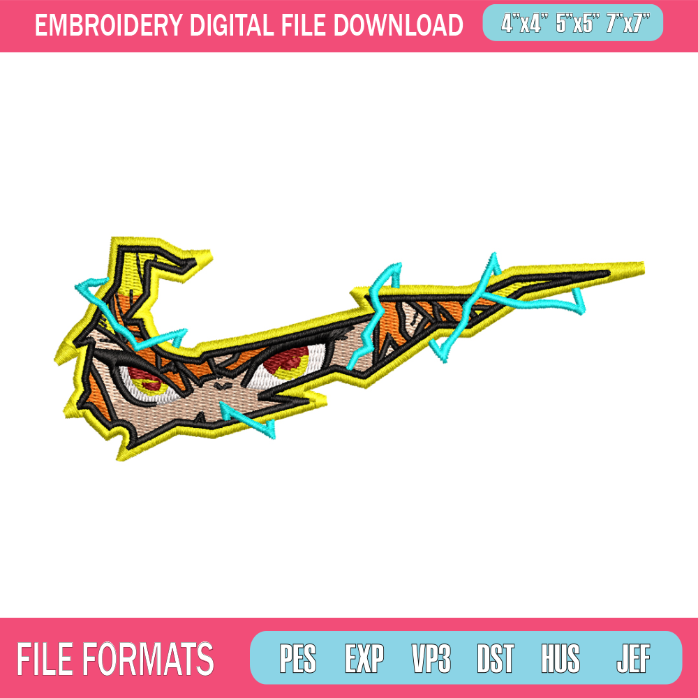 Zenitsu Eyes nike embroidery design, Kimetsu no Yaiba embroidery, nike design, anime shirt, digital download.jpg