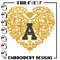 Appalachian State heart embroidery design, Sport embroidery, logo sport embroidery, Embroidery design,NCAA embroidery.jpg