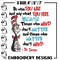 Be Who You Are And Say What You Feel Embroidery Design, Dr seuss Embroidery, Embroidery File, Digital download..jpg