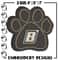 Bryant Bulldogs logo embroidery design, Sport embroidery, logo sport embroidery, Embroidery design, NCAA embroidery.jpg