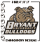 Bryant Bulldogs mascot embroidery design, NEC embroidery,Sport embroidery, logo sport embroidery, Embroidery design.jpg