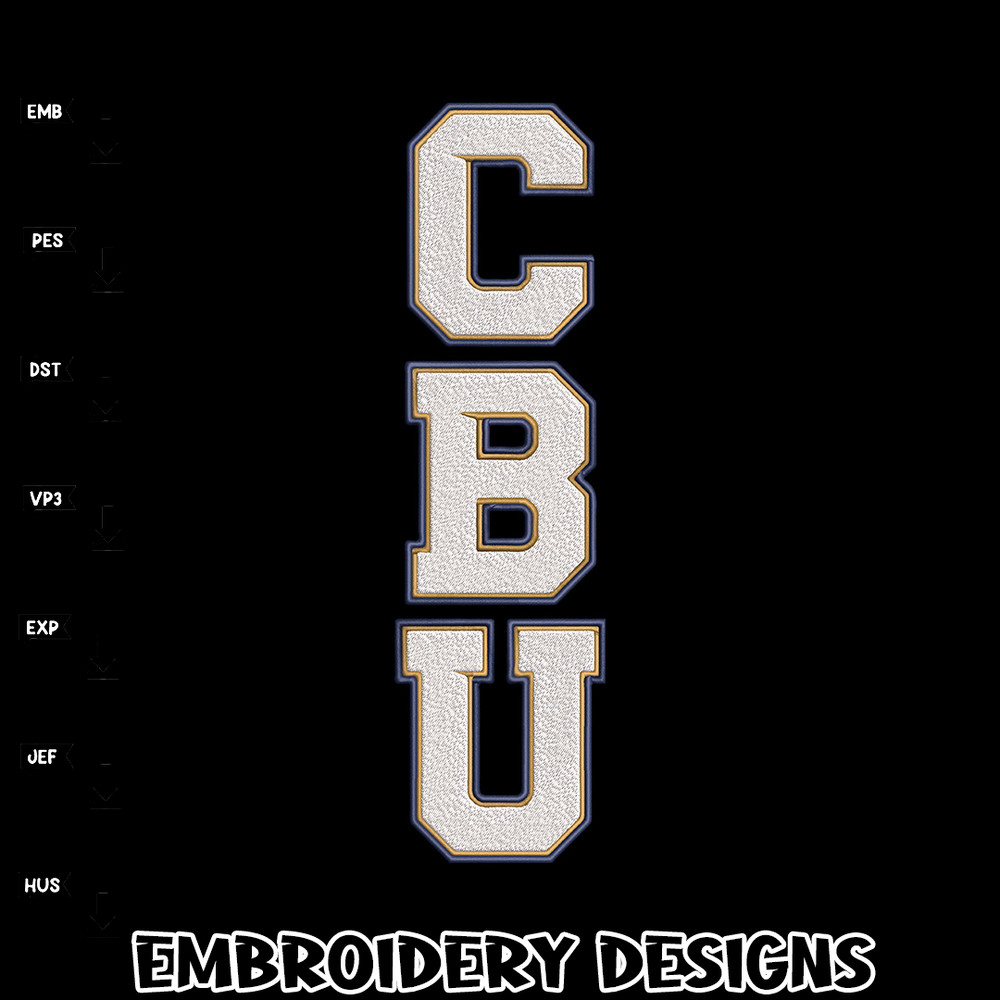 Cal Baptist Lancers logo embroidery design, NCAA embroidery, Sport embroidery, Embroidery design ,Logo sport embroidery..jpg