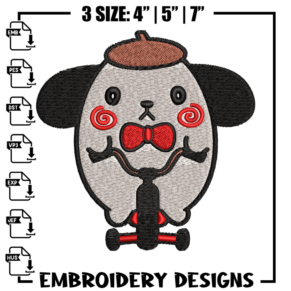 Cartoon cute Embroidery design, Cartoon cute Embroidery, cartoon design, Embroidery File, Instant download..jpg