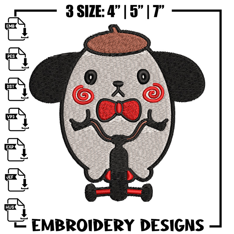 Cartoon cute Embroidery design, Cartoon cute Embroidery, cartoon design, Embroidery File, Instant download..jpg