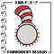 Cat In The Hat Embroidery Design, Cat In The Hat Embroidery, Embroidery File, logo shirt, Digital download..jpg