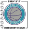 Charlotte Hornets Logo embroidery design, NBA embroidery, Sport embroidery, Embroidery design, Logo sport embroidery..jpg
