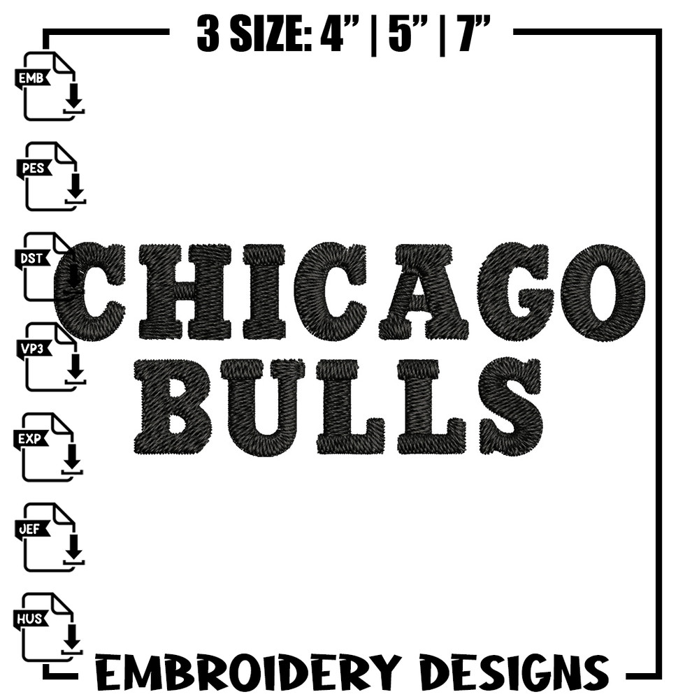 Chicago Bulls logo embroidery design,NBA embroidery, Sport embroidery, Embroidery design, Logo sport embroidery.jpg