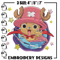 Chopper cute Embroidery Design,One piece Embroidery, Embroidery File, Anime Embroidery, Anime shirt, Digital download.jpg