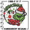 Christmas Vibes Grinch Embroidery design, Grinch Christmas Embroidery, Grinch design, Embroidery file, Digital download..jpg