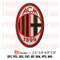 AC Milan Logo Embroidery, Football Embroidery, Sport Embroidery, Embroidery Design File.jpg