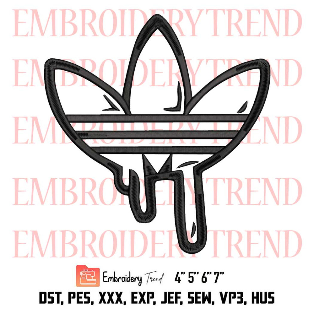 Adidas Drip Embroidery, Logo Adidas Embroidery, Adidas Embroidery, Embroidery Design File.jpg