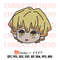 Agatsuma Zenitsu Face Cute Chibi, Kimetsu no Yaiba, Demon Slayer, Anime Embroidery Design File - Embroidery Machine.jpg