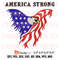 American Eagle Flag Embroidery, 4th of July Embroidery File, American Strong Embroidery Machine.jpg