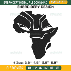 black panther africa embroidery design file24