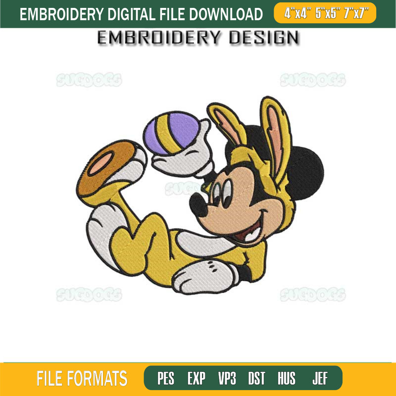 Bunny Mickey Easter Embroidery Design #1.jpg