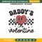 Daddys Valentine Embroidery Design File, Groovy Valentines Heart Embroidery Design File.jpg