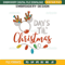 Days Til Christmas Embroidery Design File, Mickey Ears Raindeer Embroidery Design File.jpg