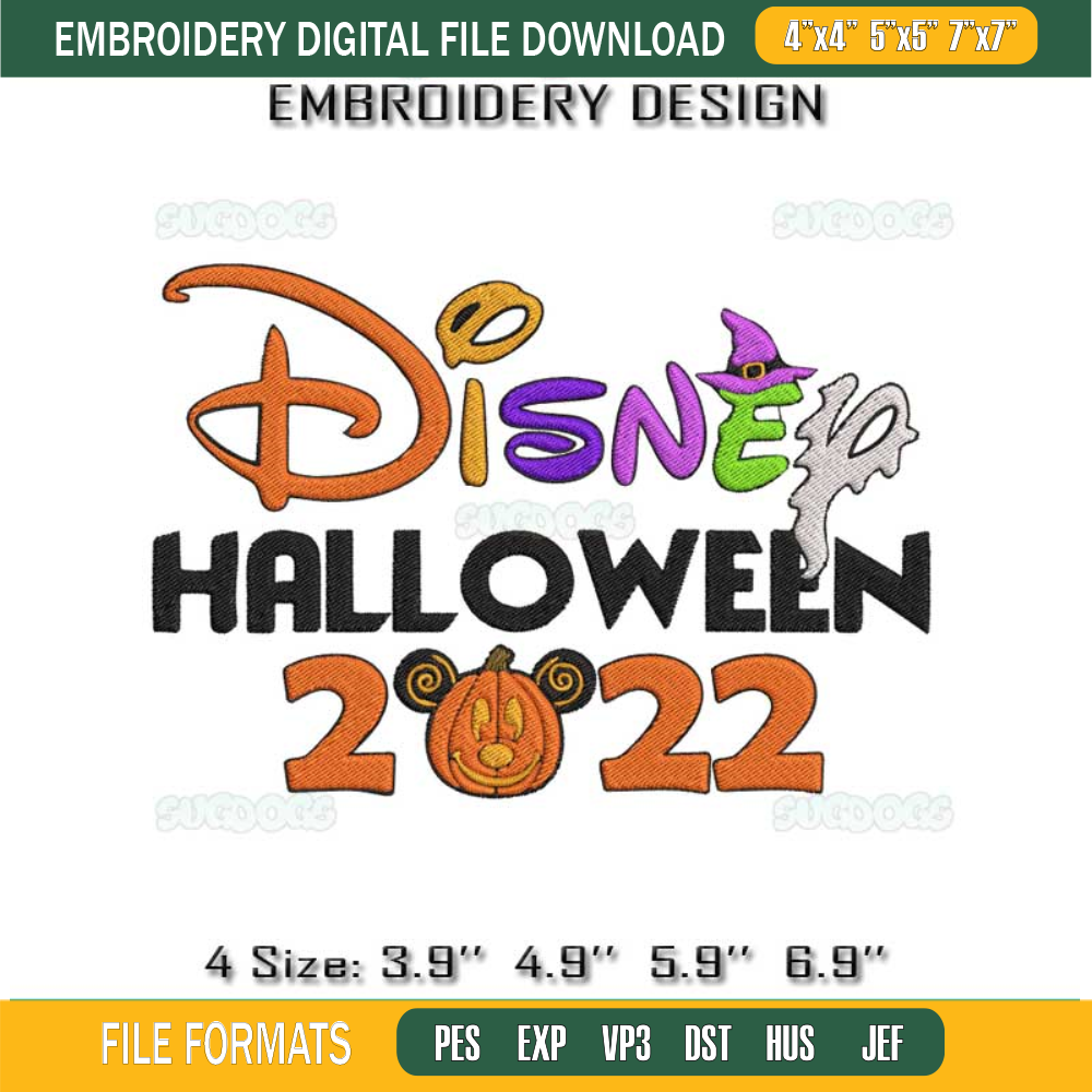 Disneyland Halloween 2022 Embroidery Design File.jpg