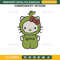 Grinch Hello Kitty Embroidery Design File, Grinch Christmas Embroidery Design File.jpg