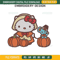 Hello Kitty Halloween Embroidery Design File, Cat Halloween Embroidery Design File.jpg