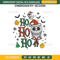 Ho Ho Ho Jack Skellington Embroidery Design File, Jack Skellington Christmas Embroidery Design File.jpg
