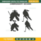 Hockey Player Embroidery Design File, Ice Hockey Boy And Girl Embroidery Design File.jpg
