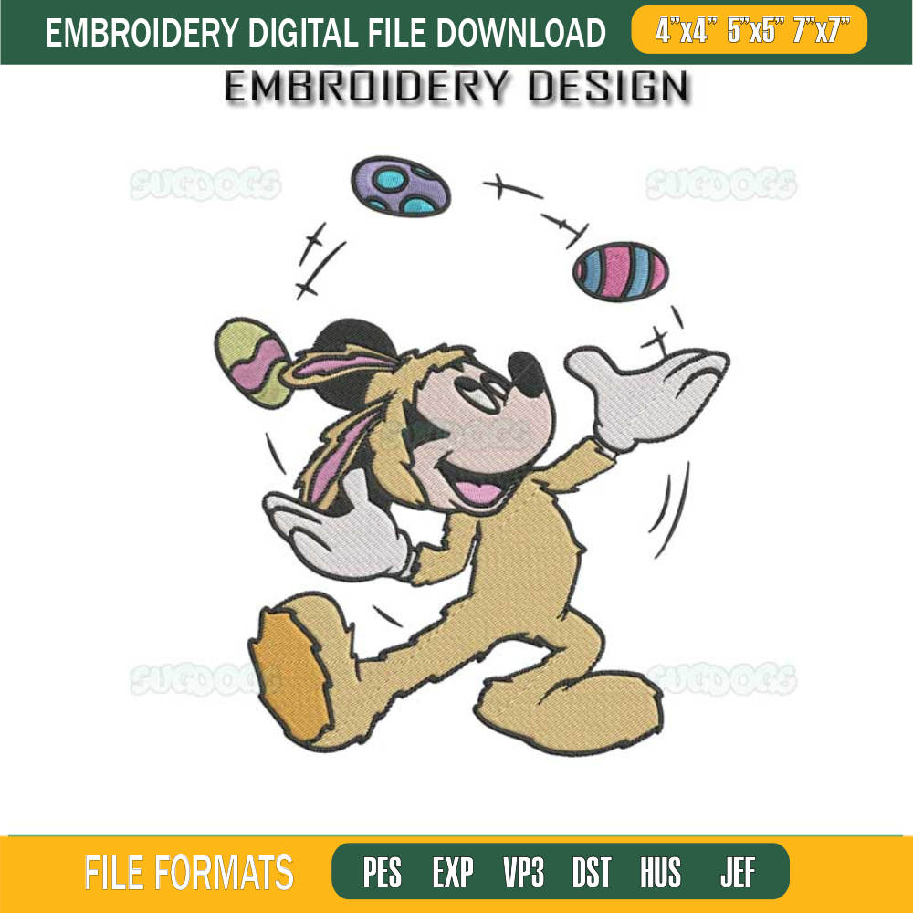 Mickey Mouse Easter Embroidery Design #1.jpg