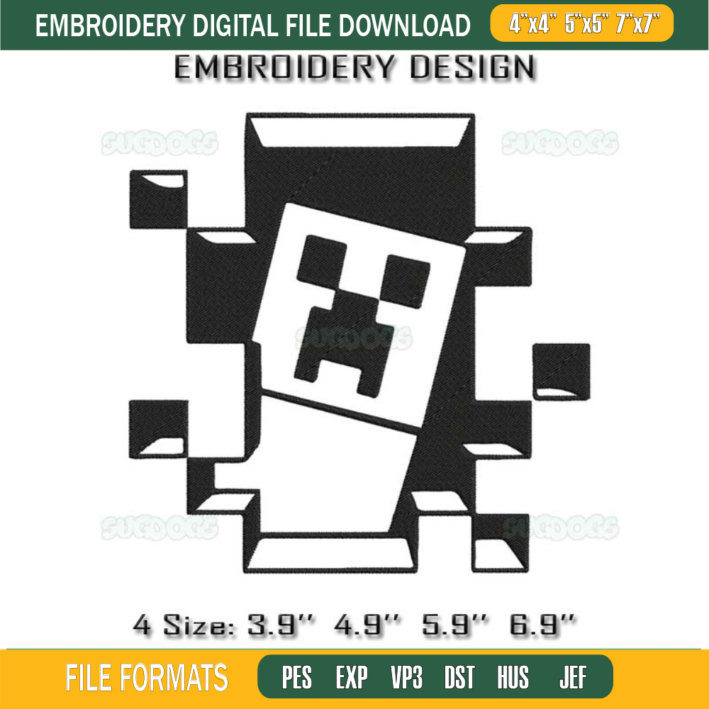 Minecraft Embroidery Design File.jpg